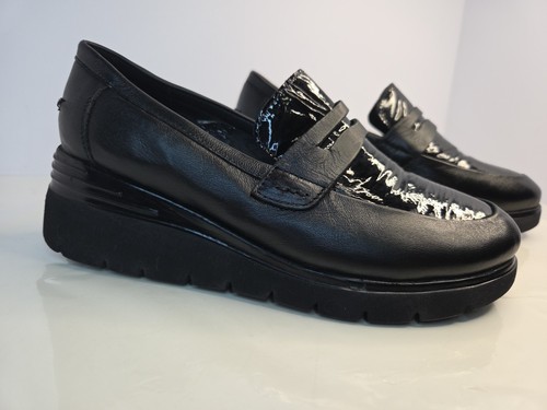 Ara high soft shiny black - ara,