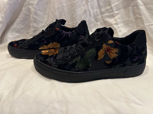 Ara black velvet floral - ara,